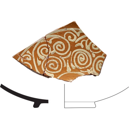 Dish fragment