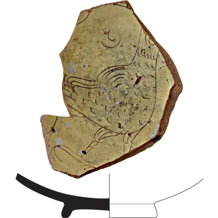 Dish fragment