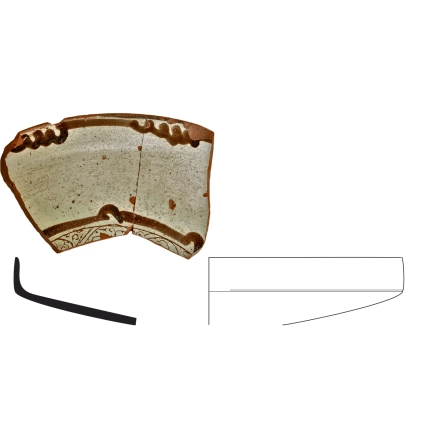 Dish fragment