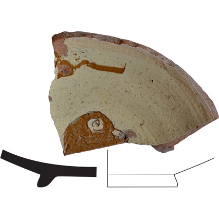Dish fragment