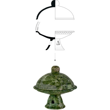 Dish with a lid